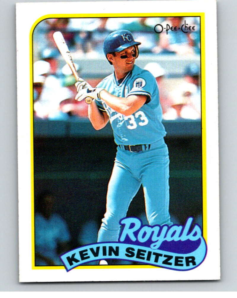 1989 O-Pee-Chee Baseball #58 Kevin Seitzer  Kansas City Royals  V95426 Image 1