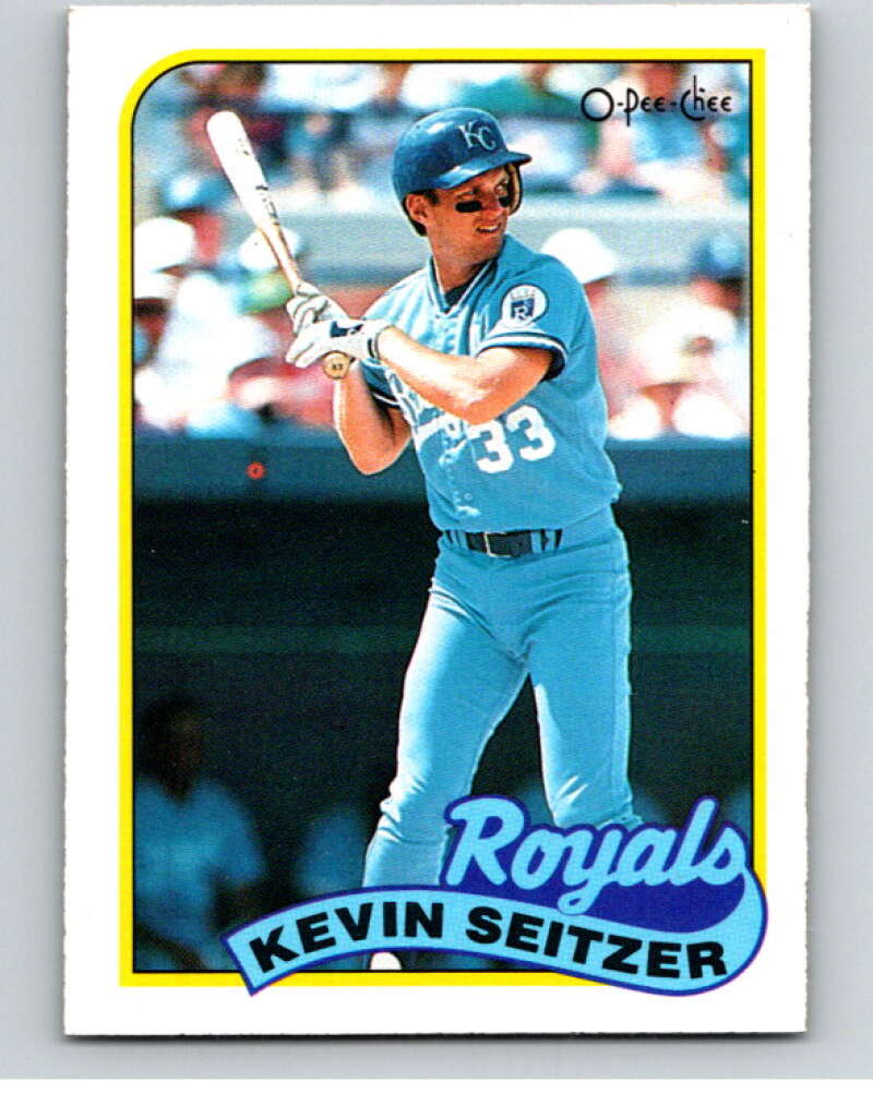 1989 O-Pee-Chee Baseball #58 Kevin Seitzer  Kansas City Royals  V95427 Image 1