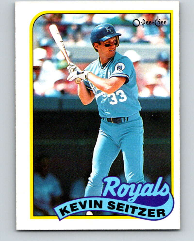 1989 O-Pee-Chee Baseball #58 Kevin Seitzer  Kansas City Royals  V95428 Image 1