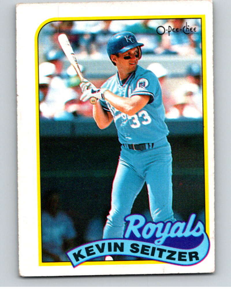 1989 O-Pee-Chee Baseball #58 Kevin Seitzer  Kansas City Royals  V95429 Image 1