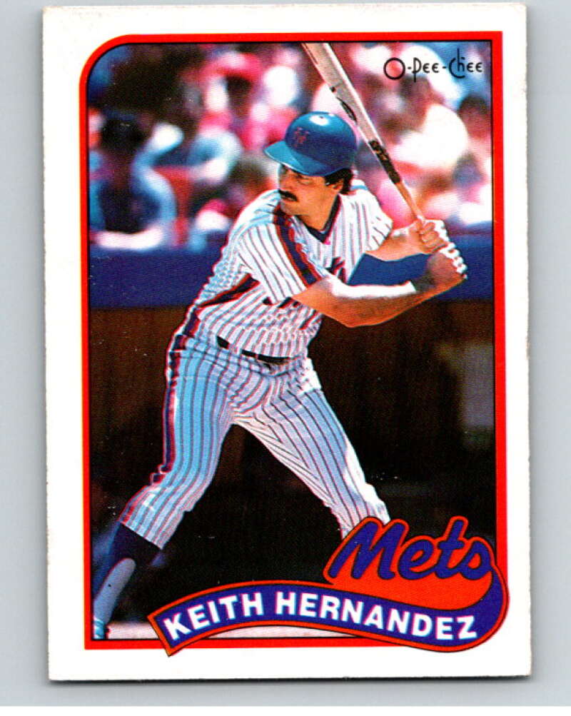1989 O-Pee-Chee Baseball #63 Keith Hernandez  New York Mets  V95437 Image 1