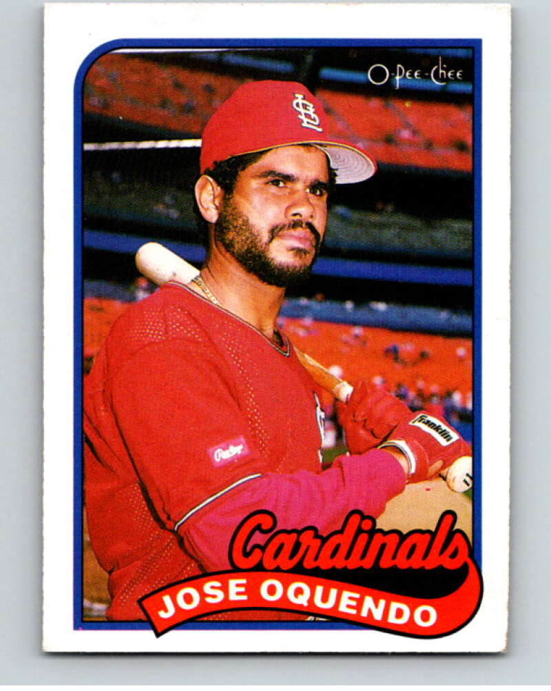 1989 O-Pee-Chee Baseball #69 Jose Oquendo  St. Louis Cardinals  V95451 Image 1