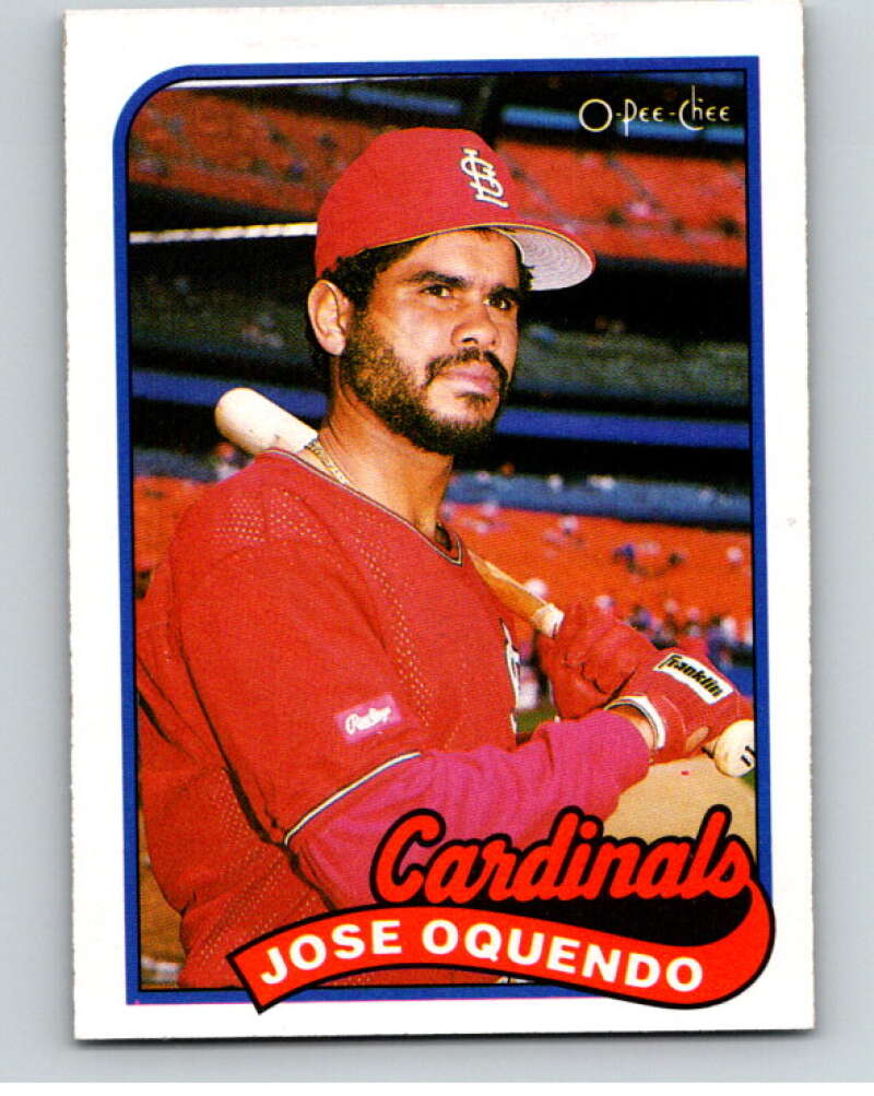1989 O-Pee-Chee Baseball #69 Jose Oquendo  St. Louis Cardinals  V95452 Image 1