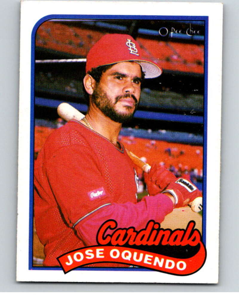 1989 O-Pee-Chee Baseball #69 Jose Oquendo  St. Louis Cardinals  V95453 Image 1