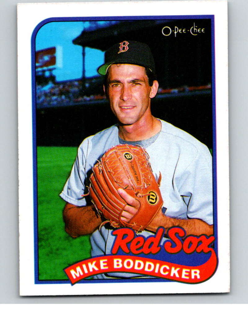 1989 O-Pee-Chee Baseball #71 Mike Boddicker  Boston Red Sox  V95458 Image 1
