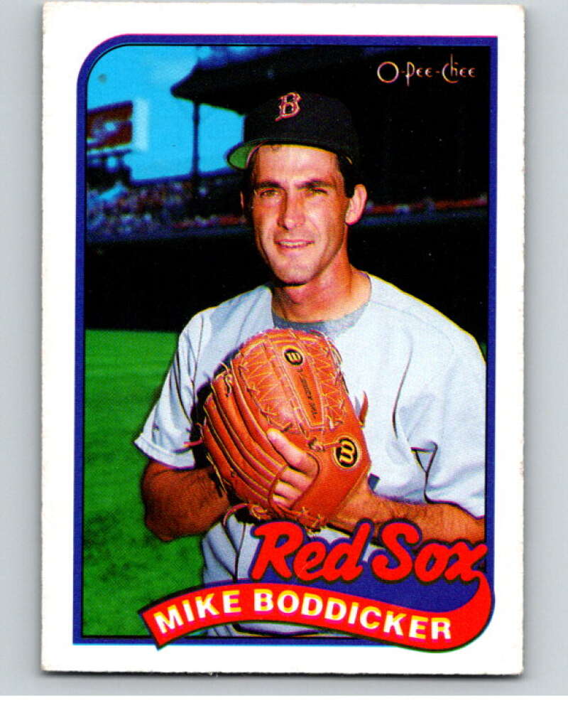 1989 O-Pee-Chee Baseball #71 Mike Boddicker  Boston Red Sox  V95459 Image 1