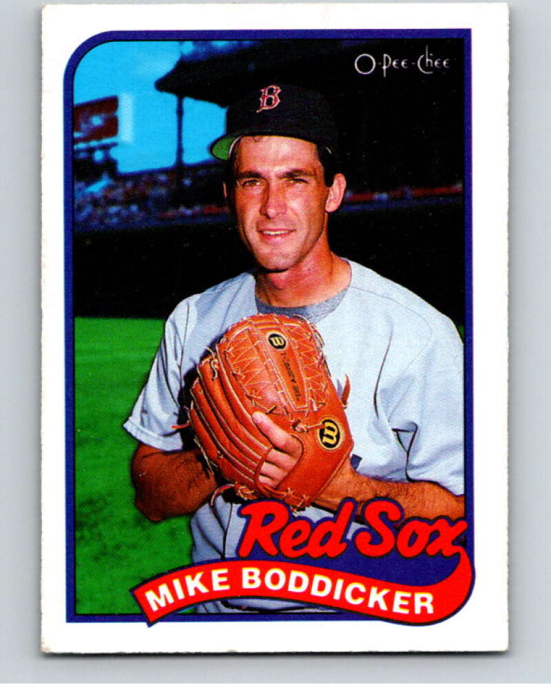 1989 O-Pee-Chee Baseball #71 Mike Boddicker  Boston Red Sox  V95461 Image 1
