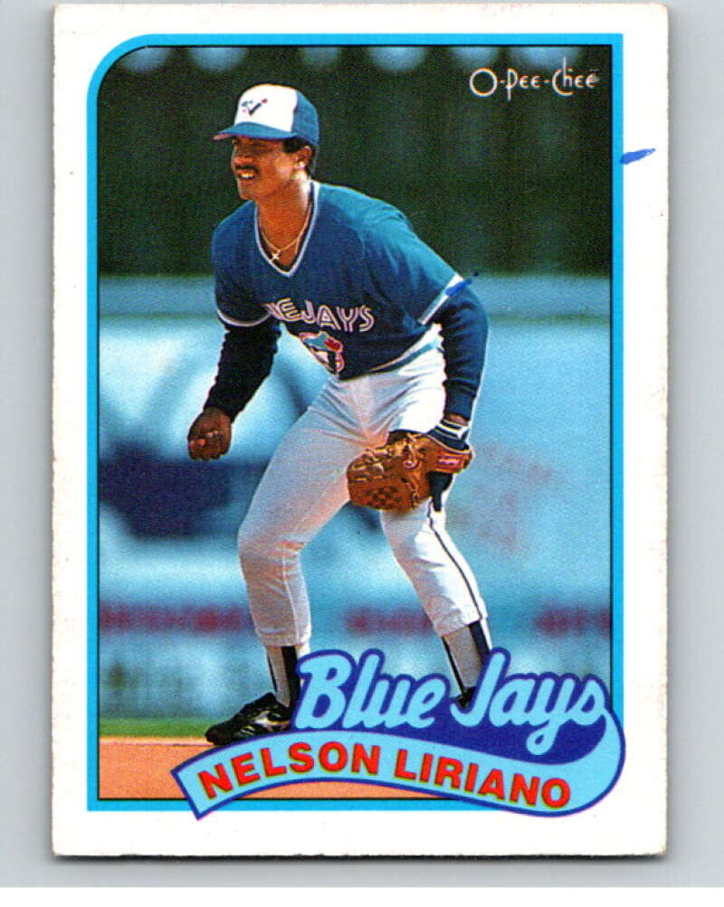 1989 O-Pee-Chee Baseball #76 Nelson Liriano  Toronto Blue Jays  V95468 Image 1