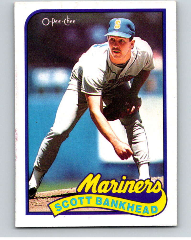 1989 O-Pee-Chee Baseball #79 Scott Bankhead  Seattle Mariners  V95474 Image 1