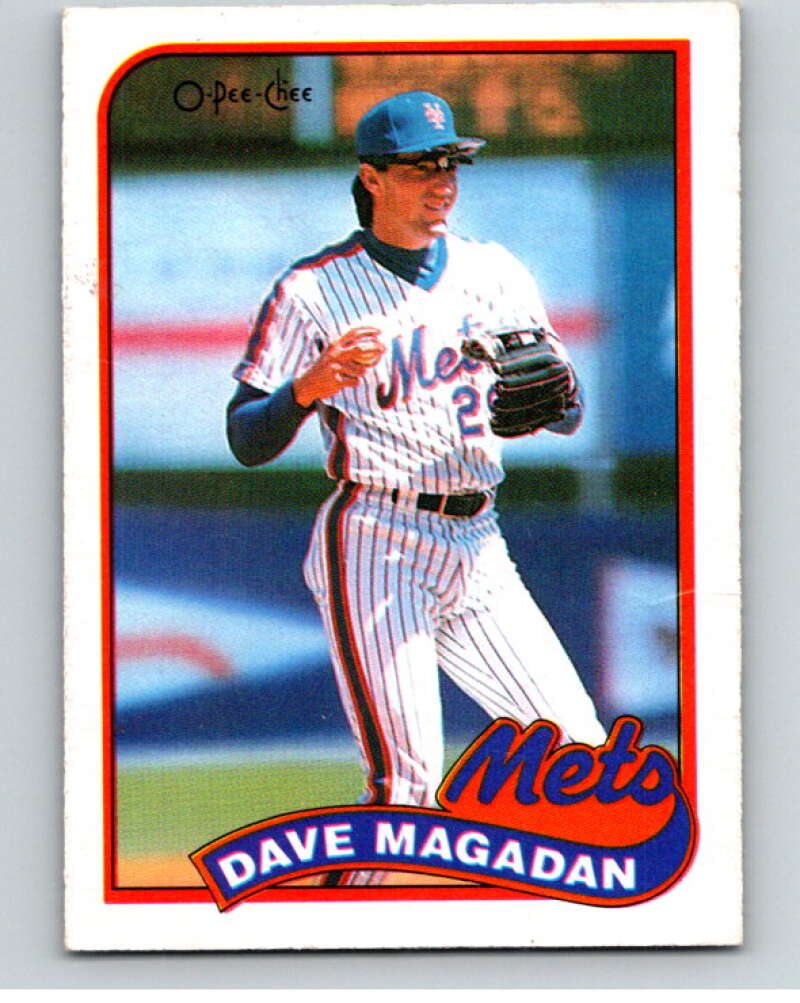 1989 O-Pee-Chee Baseball #81 Dave Magadan  New York Mets  V95478 Image 1