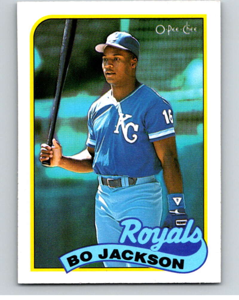 1989 O-Pee-Chee Baseball #84 Bo Jackson  Kansas City Royals  V95483 Image 1