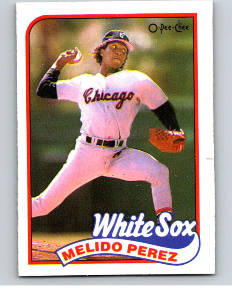1989 O-Pee-Chee Baseball #88 Melido Perez  Chicago White Sox  V95491 Image 1