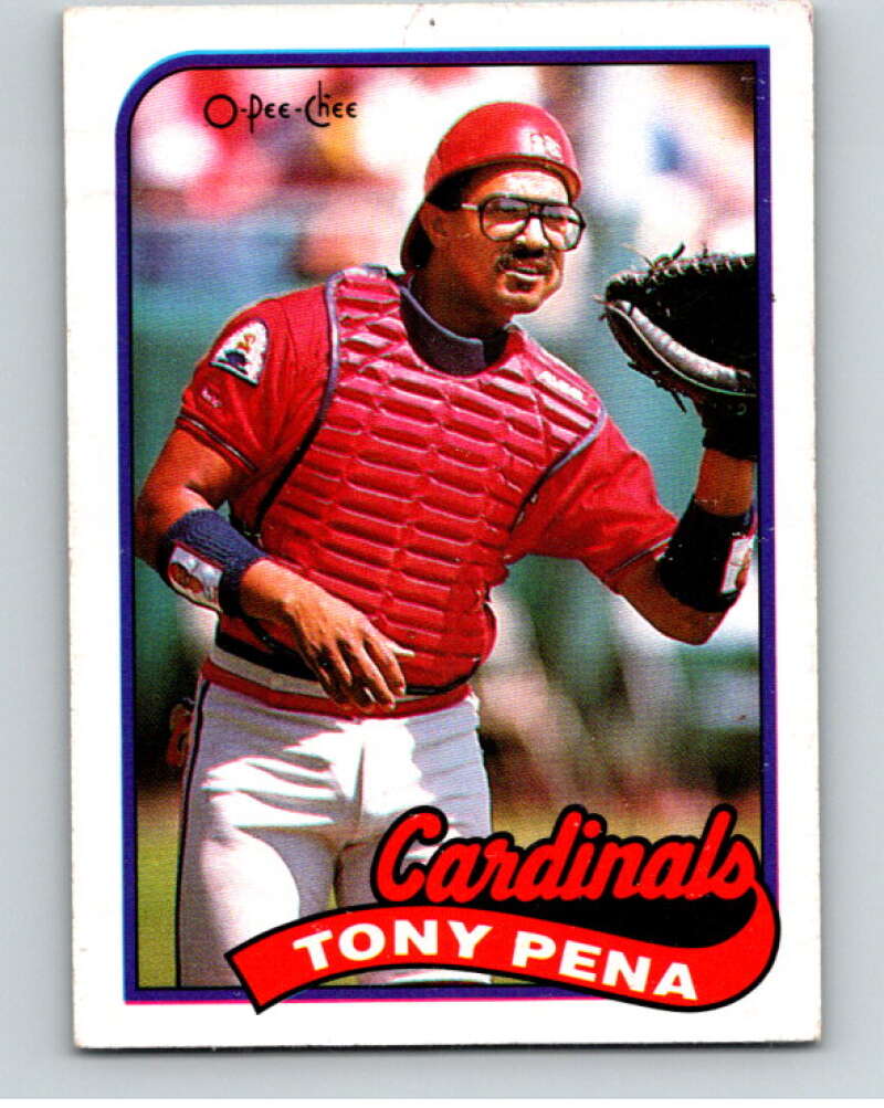 1989 O-Pee-Chee Baseball #94 Tony Pena  St. Louis Cardinals  V95503 Image 1