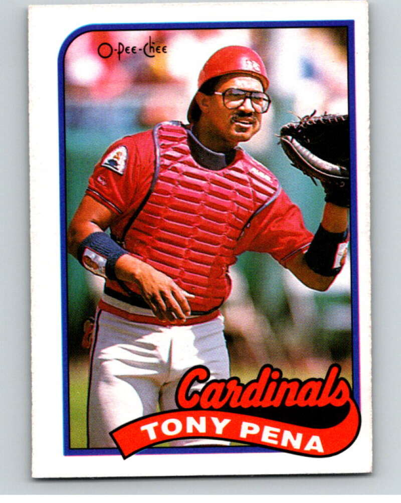 1989 O-Pee-Chee Baseball #94 Tony Pena  St. Louis Cardinals  V95505 Image 1