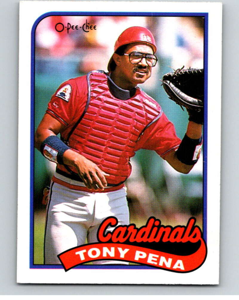 1989 O-Pee-Chee Baseball #94 Tony Pena  St. Louis Cardinals  V95506 Image 1