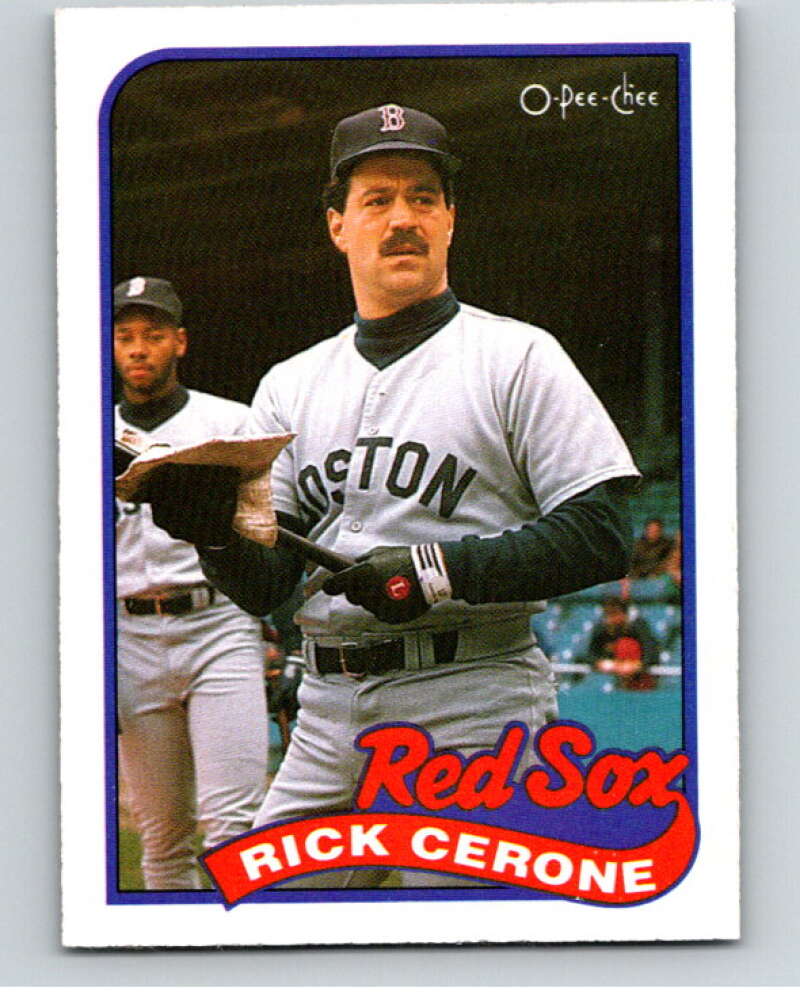 1989 O-Pee-Chee Baseball #96 Rick Cerone  Boston Red Sox  V95510 Image 1