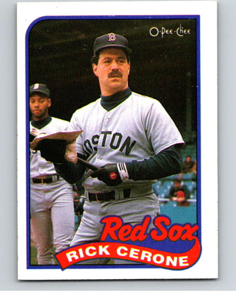 1989 O-Pee-Chee Baseball #96 Rick Cerone  Boston Red Sox  V95511 Image 1
