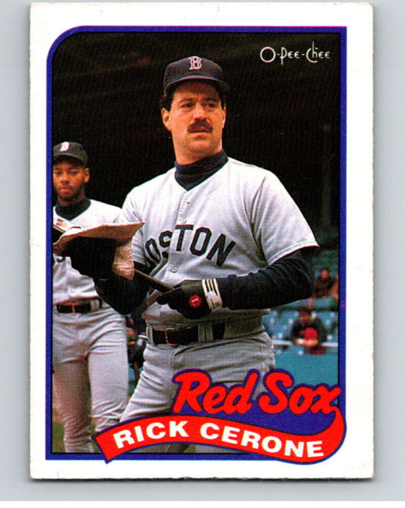 1989 O-Pee-Chee Baseball #96 Rick Cerone  Boston Red Sox  V95512 Image 1