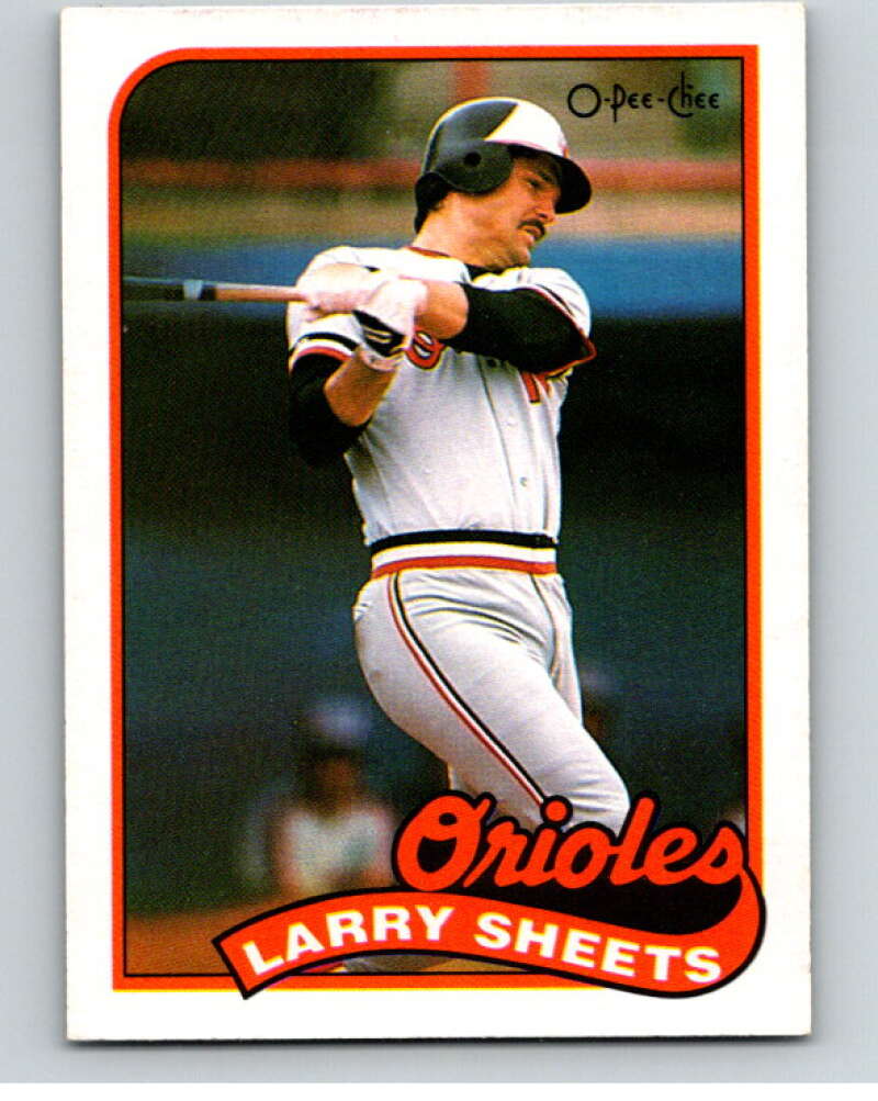 1989 O-Pee-Chee Baseball #98 Larry Sheets  Baltimore Orioles  V95514 Image 1