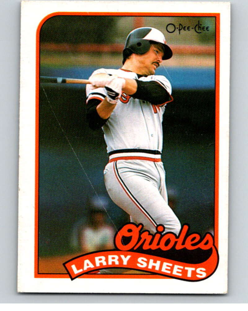 1989 O-Pee-Chee Baseball #98 Larry Sheets  Baltimore Orioles  V95515 Image 1