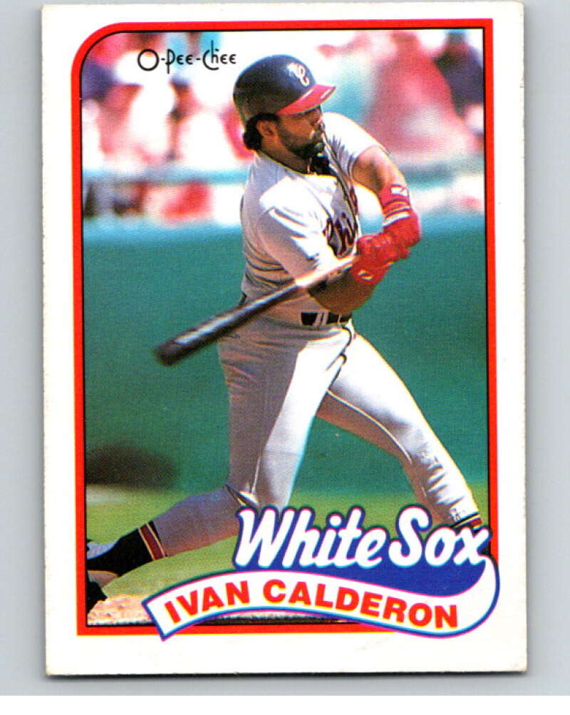 1989 O-Pee-Chee Baseball #101 Ivan Calderon  Chicago White Sox  V95522 Image 1