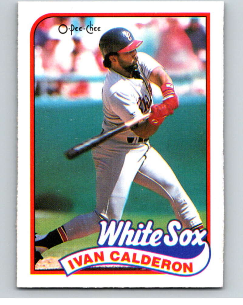1989 O-Pee-Chee Baseball #101 Ivan Calderon  Chicago White Sox  V95524 Image 1
