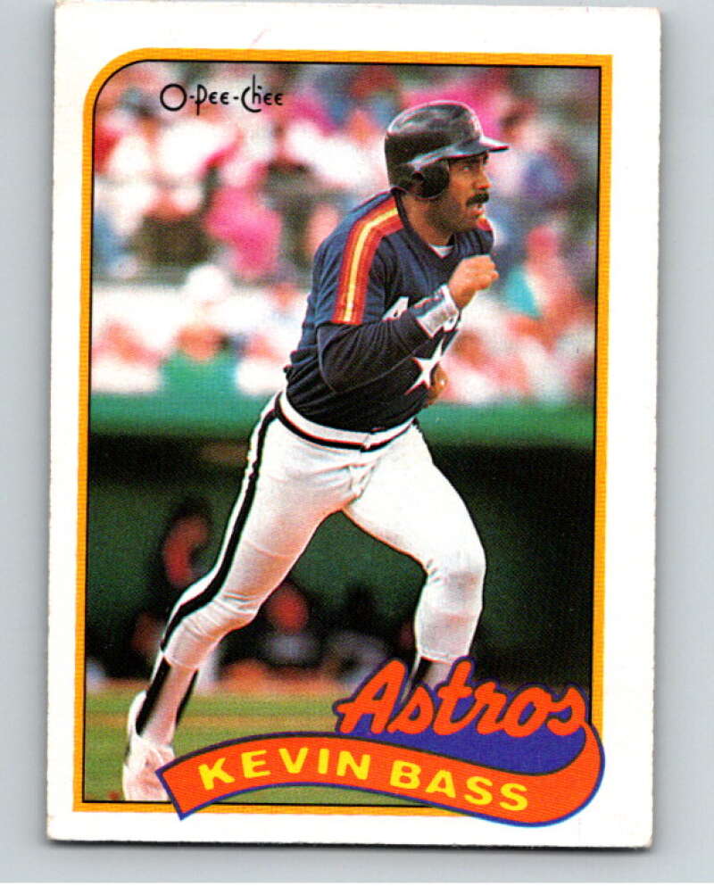 1989 O-Pee-Chee Baseball #102 Kevin Bass  Houston Astros  V95527 Image 1