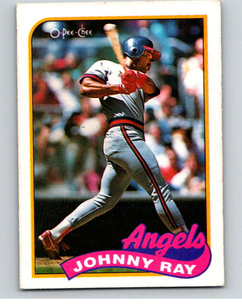 1989 O-Pee-Chee Baseball #109 Johnny Ray  California Angels  V95547 Image 1