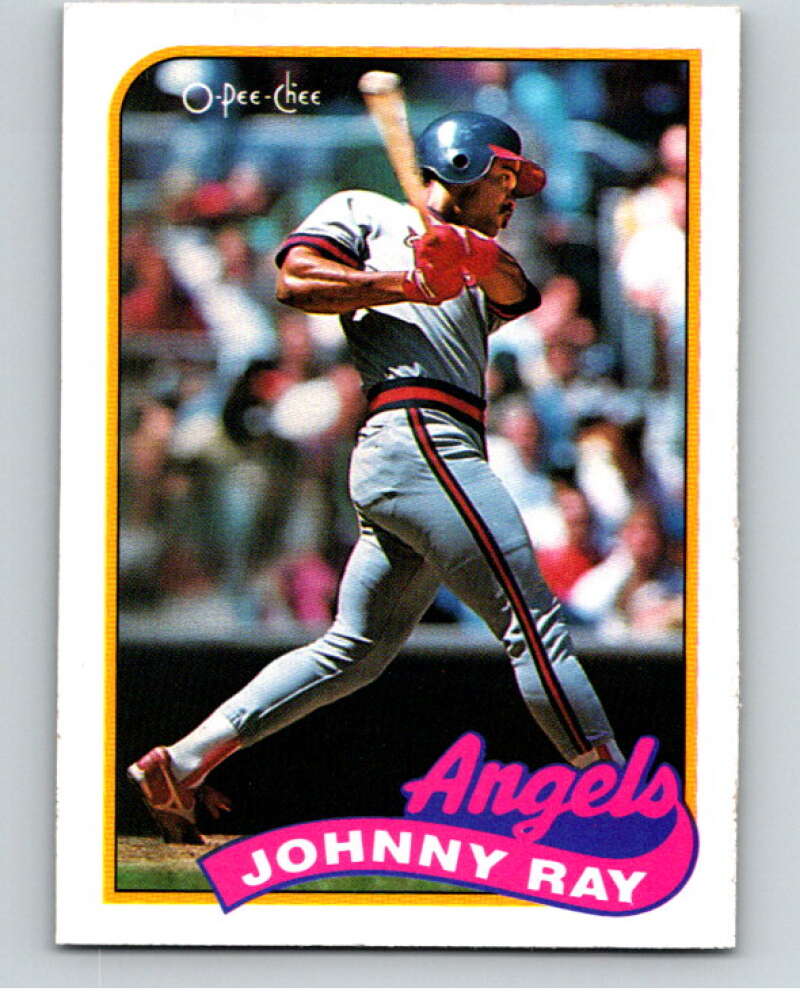 1989 O-Pee-Chee Baseball #109 Johnny Ray  California Angels  V95548 Image 1