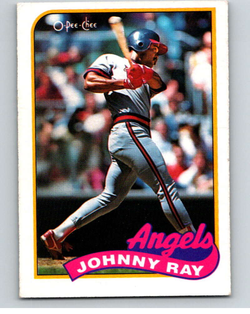 1989 O-Pee-Chee Baseball #109 Johnny Ray  California Angels  V95550 Image 1