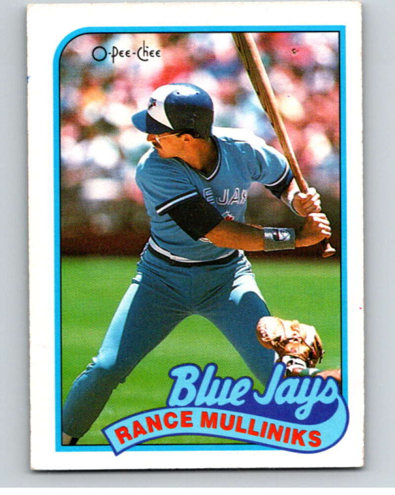 1989 O-Pee-Chee Baseball #111 Rance Mulliniks  Toronto Blue Jays  V95554 Image 1