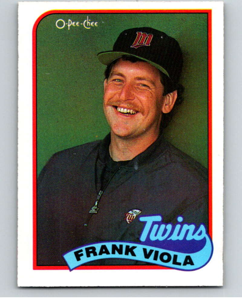 1989 O-Pee-Chee Baseball #120 Frank Viola  Minnesota Twins  V95572 Image 1