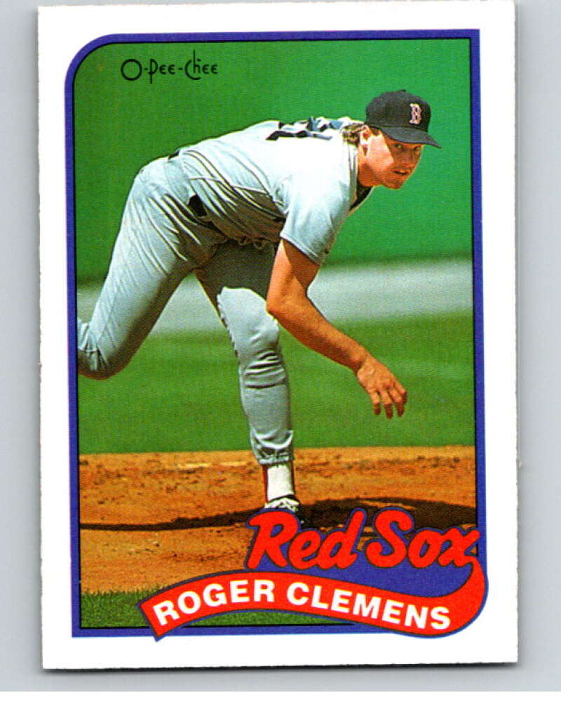 1989 O-Pee-Chee Baseball #121 Roger Clemens  Boston Red Sox  V95573 Image 1