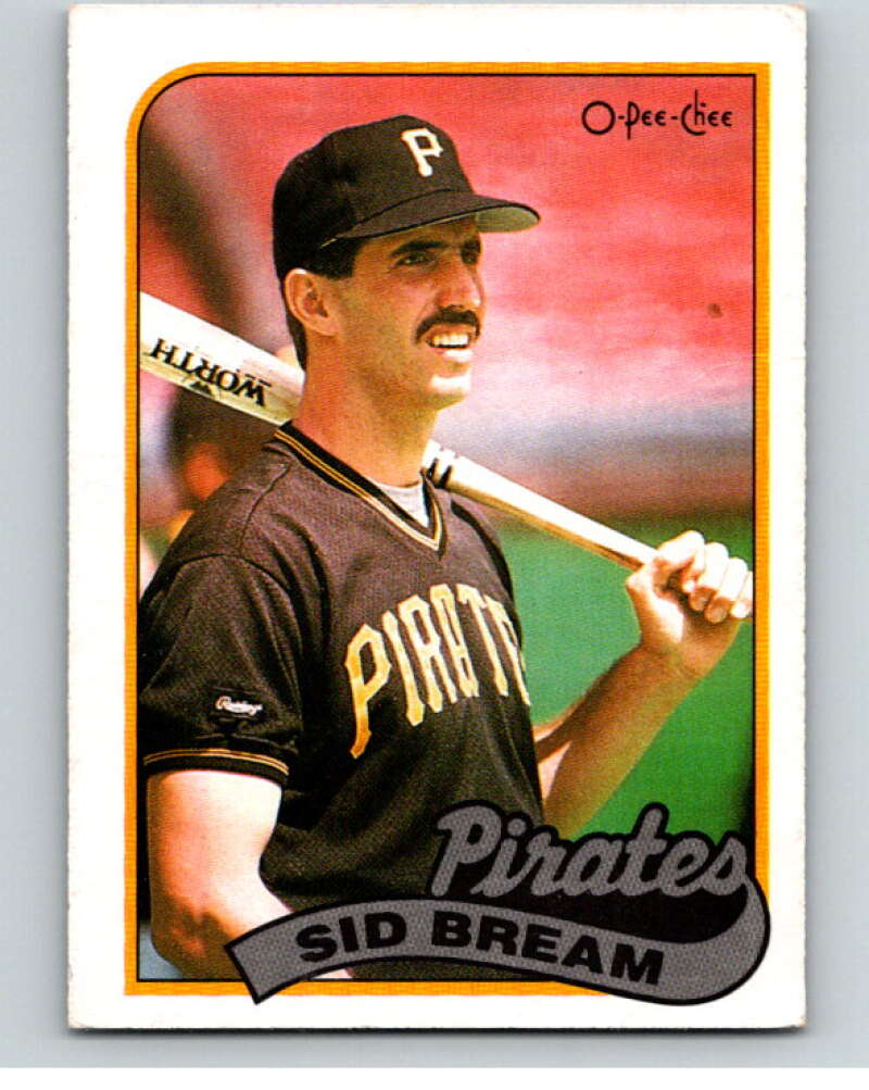 1989 O-Pee-Chee Baseball #126 Sid Bream  Pittsburgh Pirates  V95587 Image 1