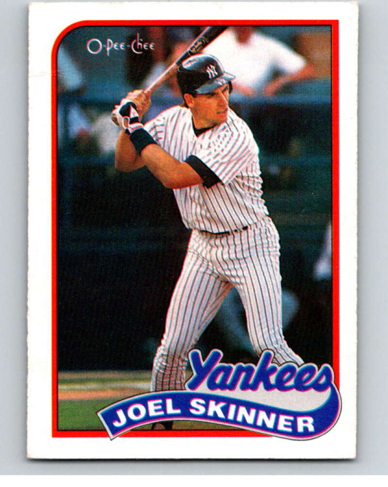 1989 O-Pee-Chee Baseball #127 Joel Skinner  New York Yankees  V95588 Image 1