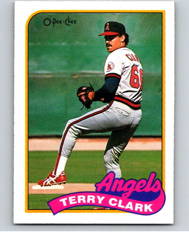 1989 O-Pee-Chee Baseball #129 Terry Clark  California Angels  V95596 Image 1