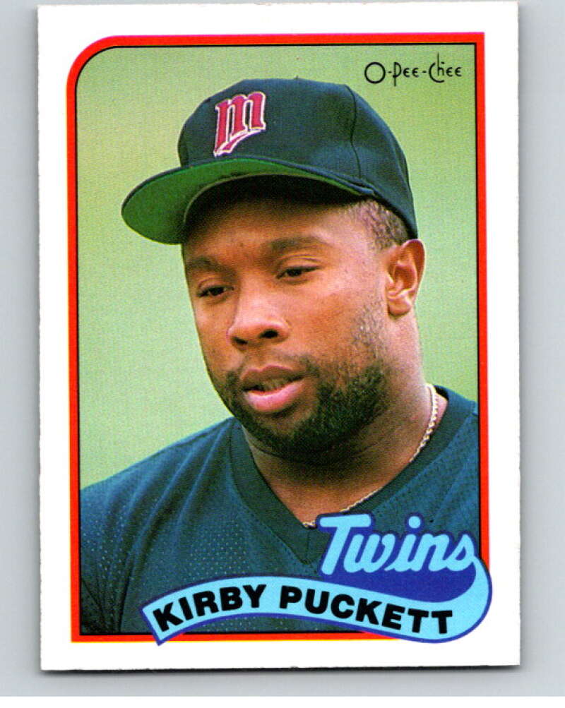 1989 O-Pee-Chee Baseball #132 Kirby Puckett  Minnesota Twins  V95602 Image 1