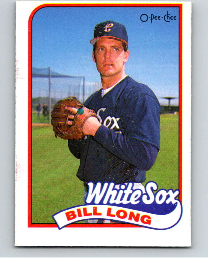 1989 O-Pee-Chee Baseball #133 Bill Long  Chicago White Sox  V95603 Image 1