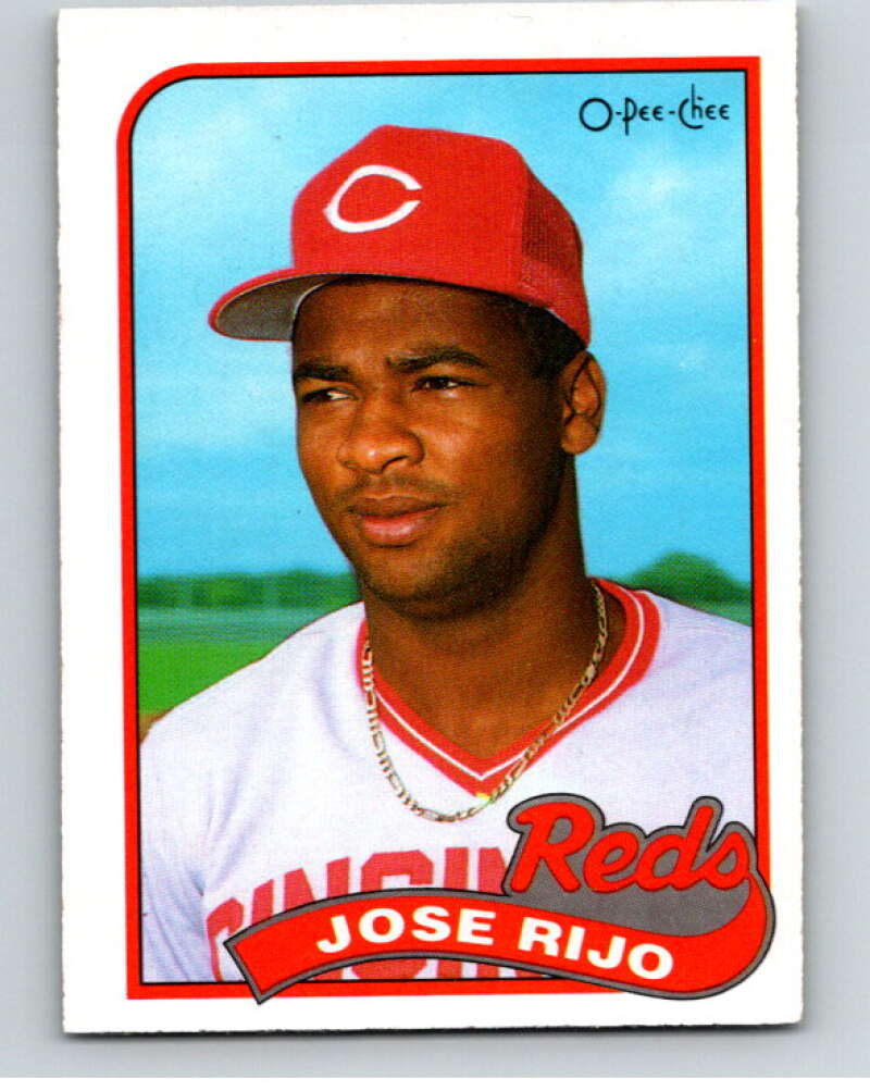 1989 O-Pee-Chee Baseball #135 Jose Rijo  Cincinnati Reds  V95609 Image 1