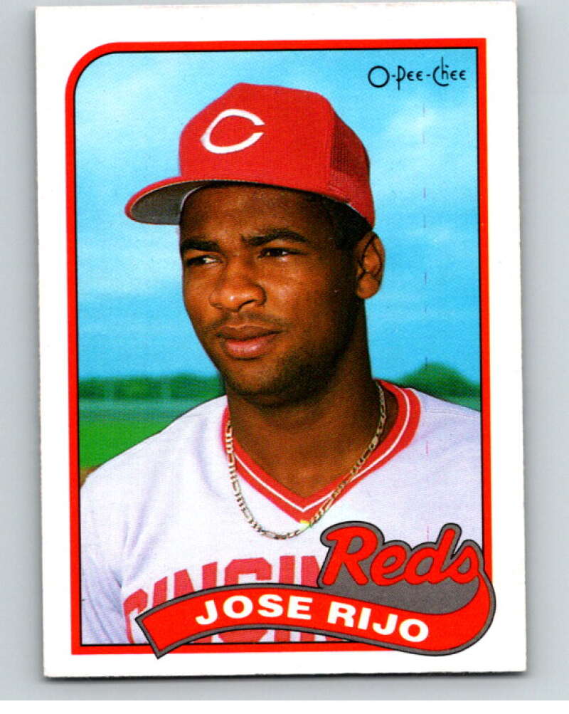 1989 O-Pee-Chee Baseball #135 Jose Rijo  Cincinnati Reds  V95612 Image 1
