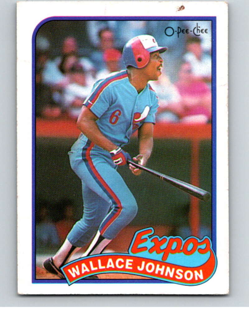 1989 O-Pee-Chee Baseball #138 Wallace Johnson  Montreal Expos  V95618 Image 1