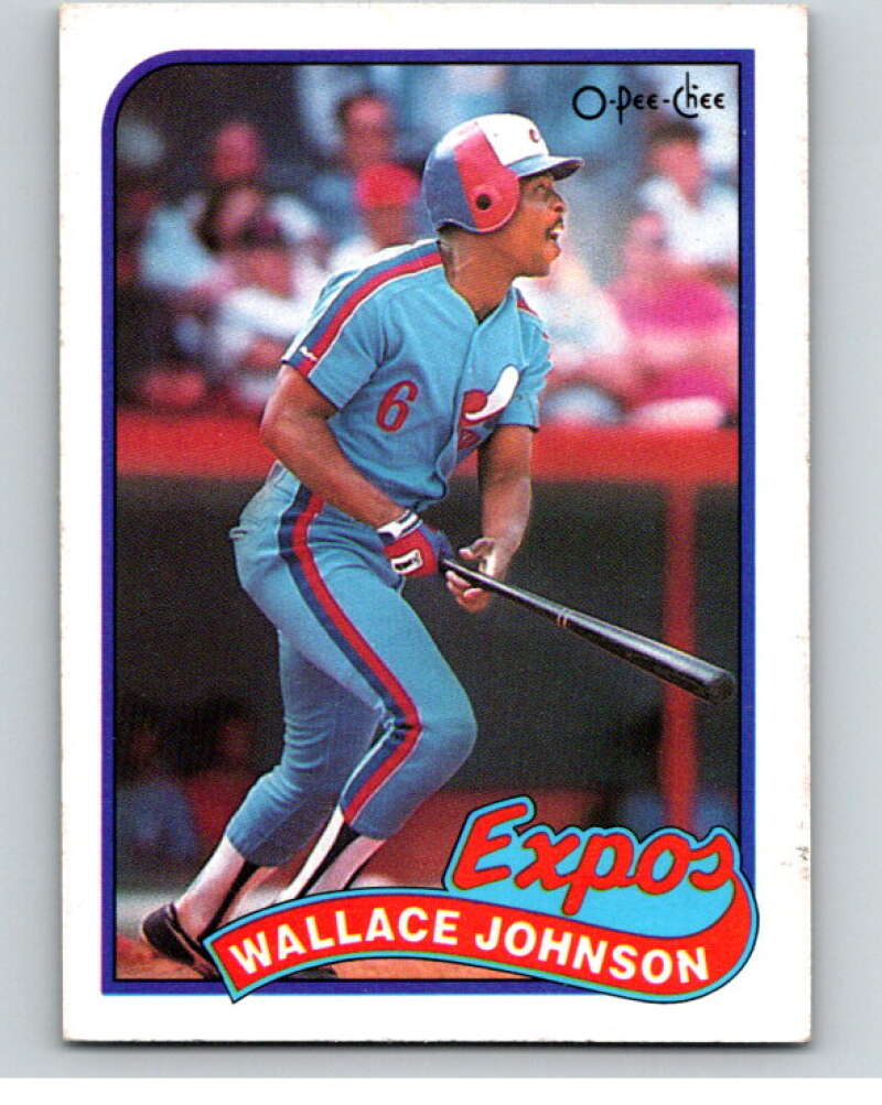 1989 O-Pee-Chee Baseball #138 Wallace Johnson  Montreal Expos  V95619 Image 1