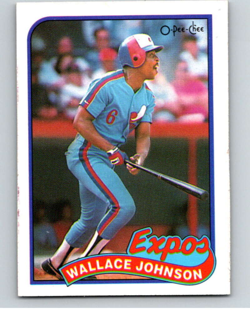 1989 O-Pee-Chee Baseball #138 Wallace Johnson  Montreal Expos  V95621 Image 1