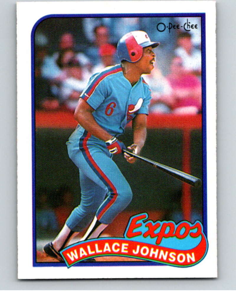 1989 O-Pee-Chee Baseball #138 Wallace Johnson  Montreal Expos  V95622 Image 1