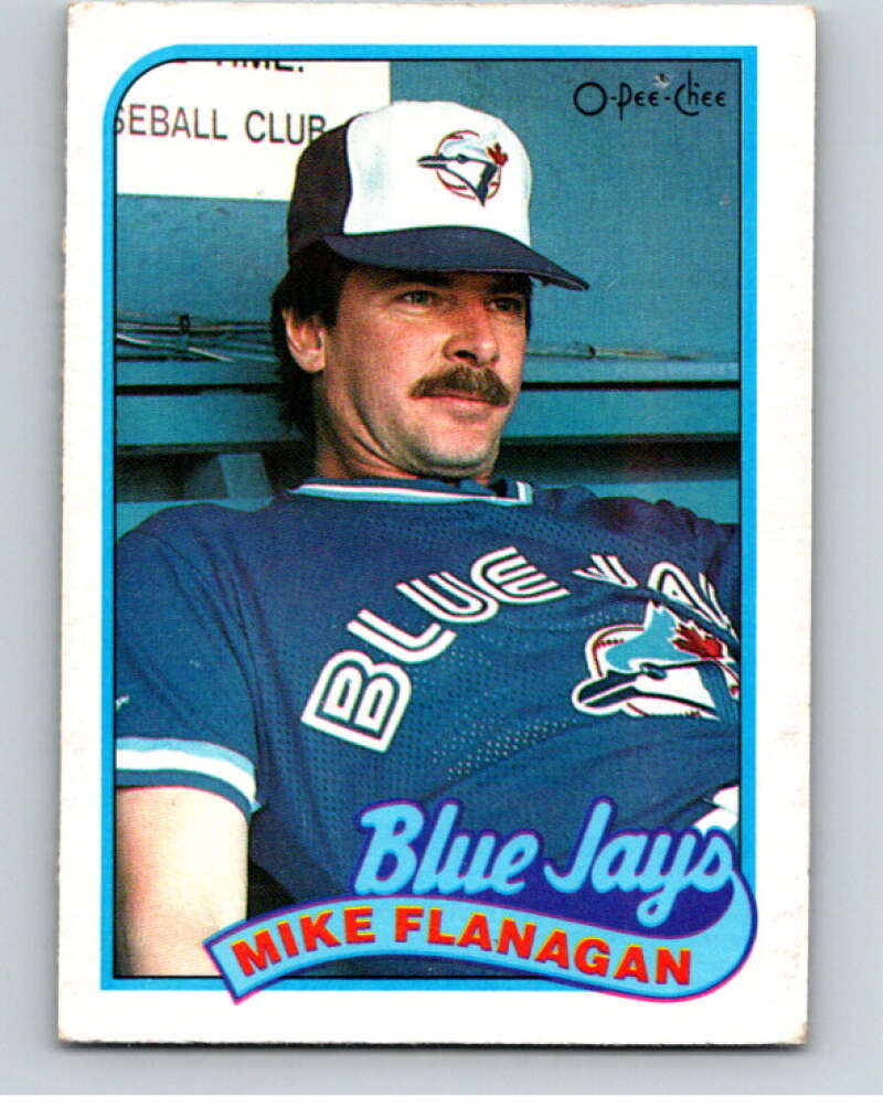1989 O-Pee-Chee Baseball #139 Mike Flanagan  Toronto Blue Jays  V95623 Image 1