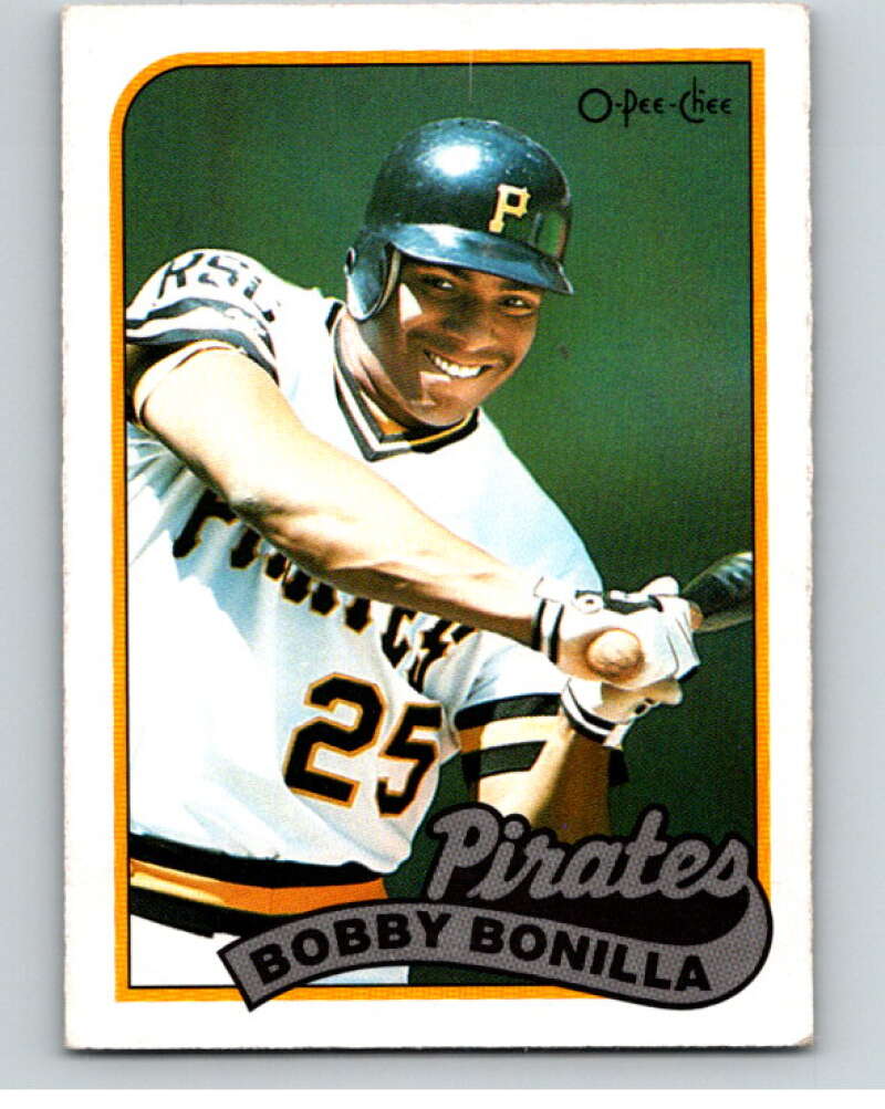 1989 O-Pee-Chee Baseball #142 Bobby Bonilla  Pittsburgh Pirates  V95629 Image 1