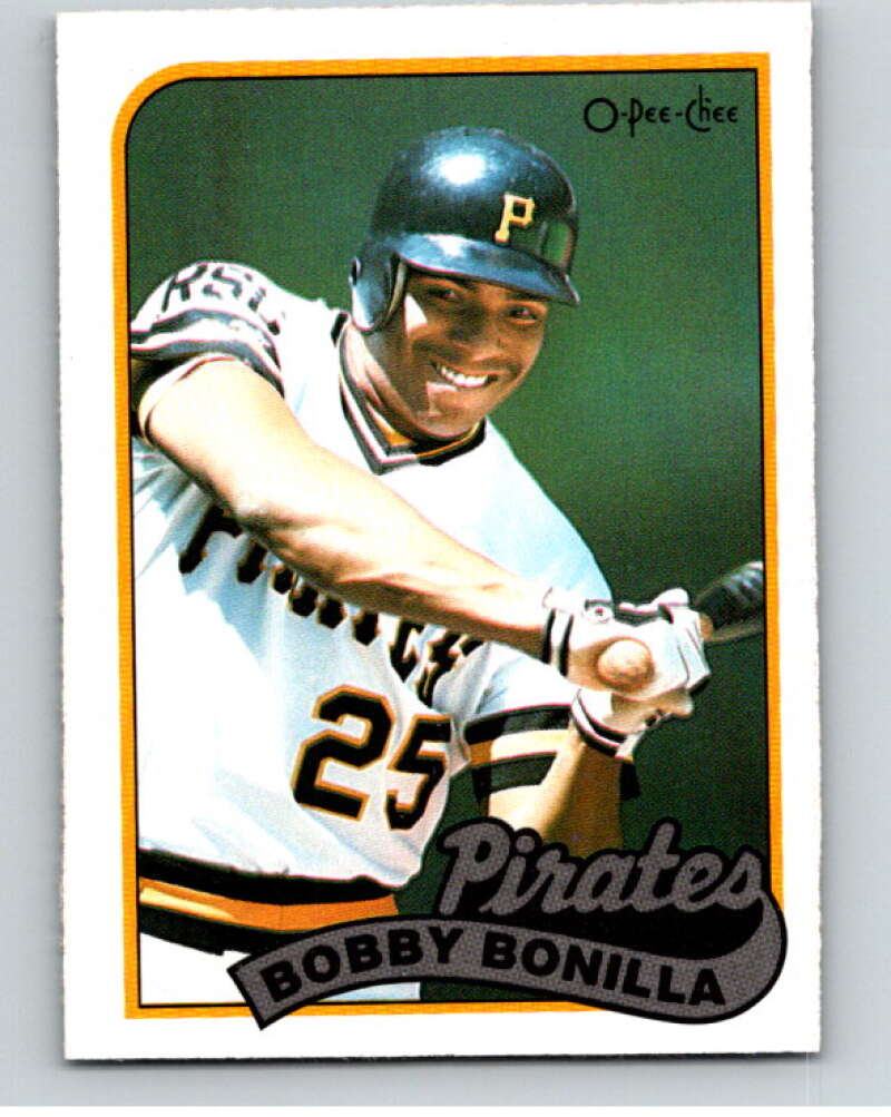 1989 O-Pee-Chee Baseball #142 Bobby Bonilla  Pittsburgh Pirates  V95630 Image 1