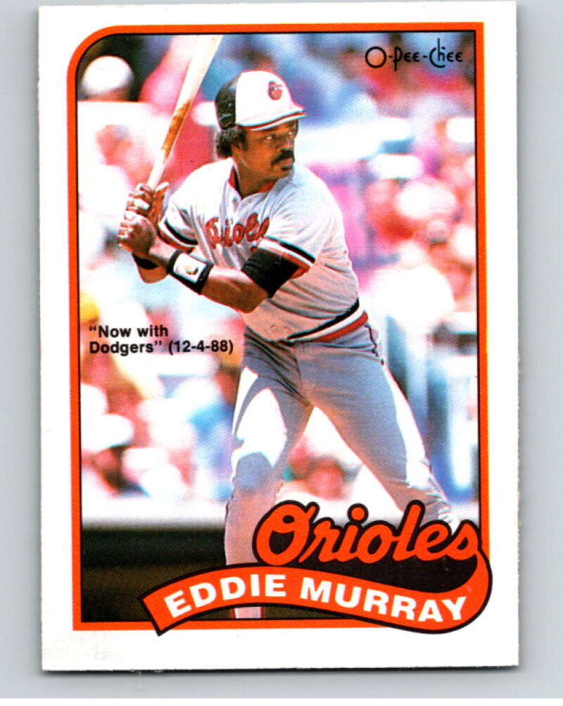 1989 O-Pee-Chee Baseball #148 Eddie Murray Dodgers/Orioles  V95641 Image 1