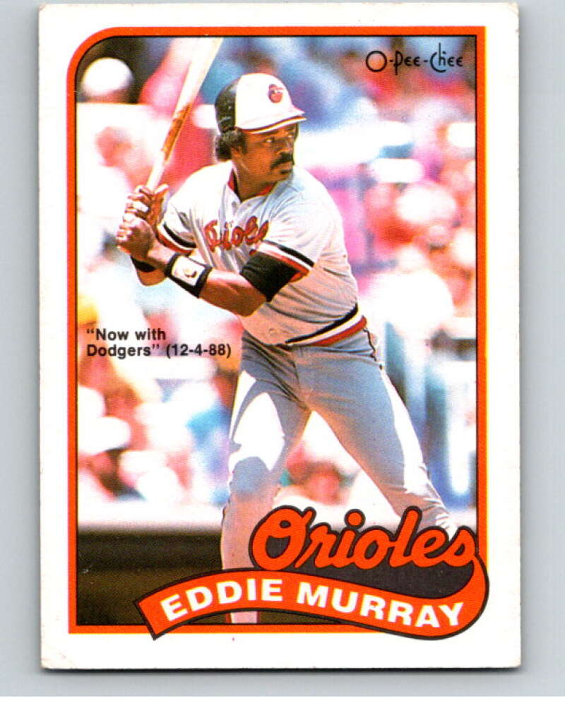 1989 O-Pee-Chee Baseball #148 Eddie Murray Dodgers/Orioles  V95643 Image 1