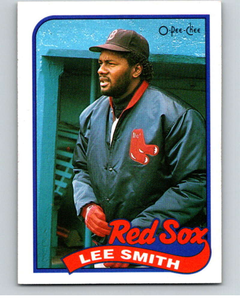 1989 O-Pee-Chee Baseball #149 Lee Smith  Boston Red Sox  V95644 Image 1